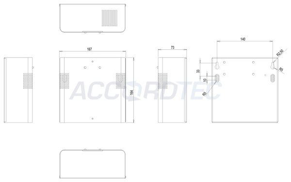ББП-20NR Блок бесперебойного питания ACCORDTEC, 12 В, 2 A